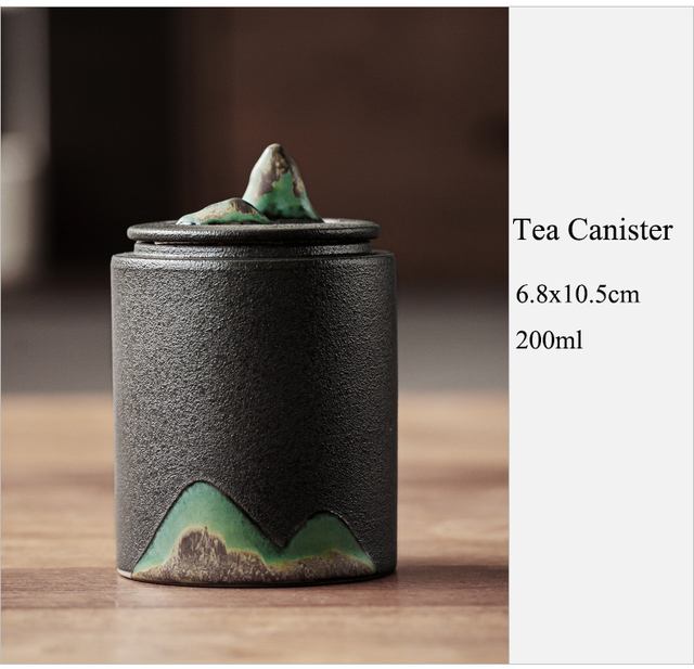 Ceramiczny zestaw do herbaty TANGPIN z 2 filiżankami - przenośny i idealny na podróże - górska elegancja - Wianko - 14