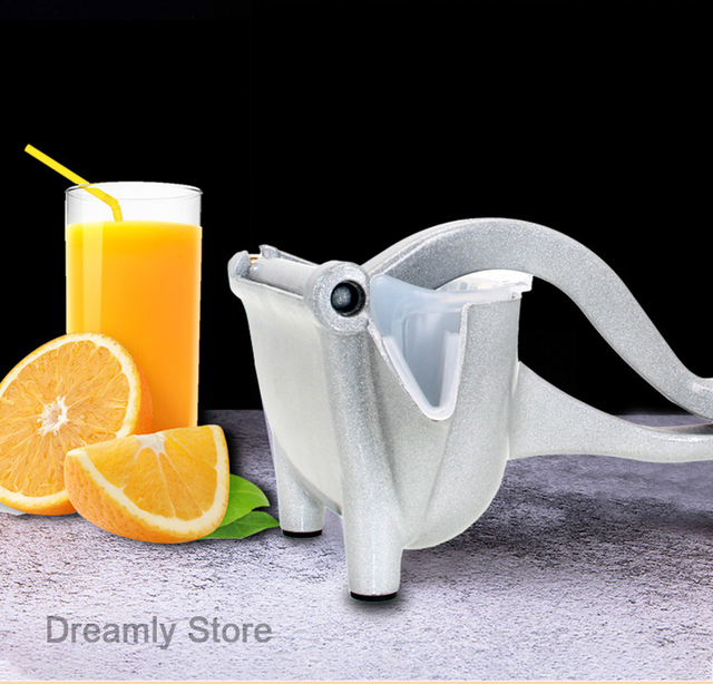 Ręczna wyciskarka do owoców sok z aluminium - sok ze świeżych cytryn, pomarańczy i granatów - akcesoria do domu Kichen - Wianko - 9