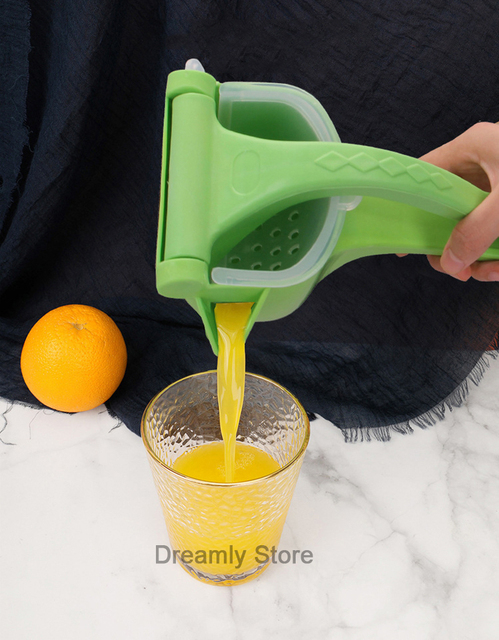 Ręczna wyciskarka do owoców sok z aluminium - sok ze świeżych cytryn, pomarańczy i granatów - akcesoria do domu Kichen - Wianko - 3