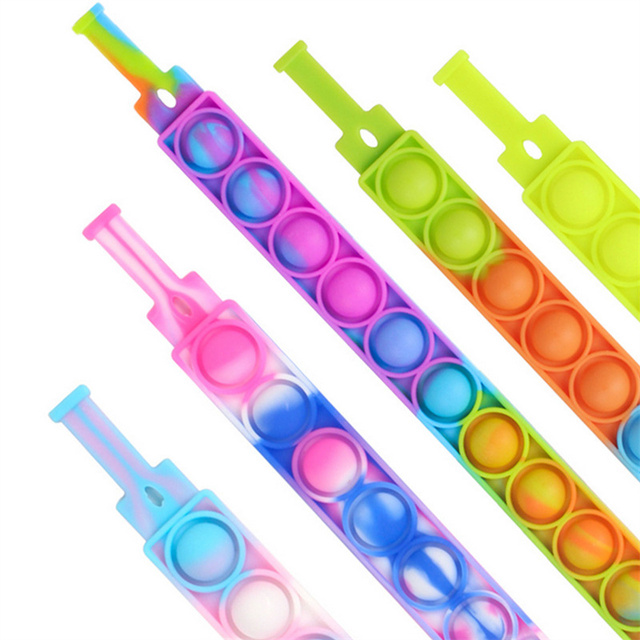 Bransoletka silikonowa Push Bubble Dimple Fidget Spinner – zabawka sensoryczna na rękę dla dzieci i dorosłych - Wianko - 19
