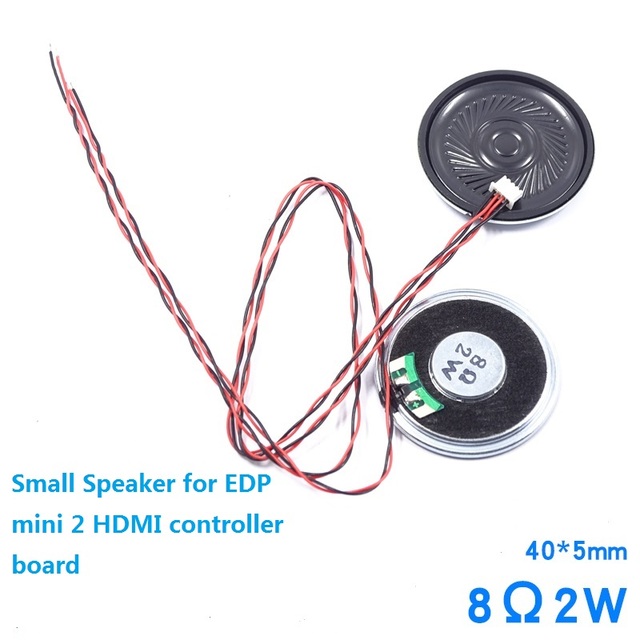 Mały głośnik 8ohm 2W 4Pin mini kabel do LED EDP - mini zestaw płyty kontrolera laptopa - Wianko - 1