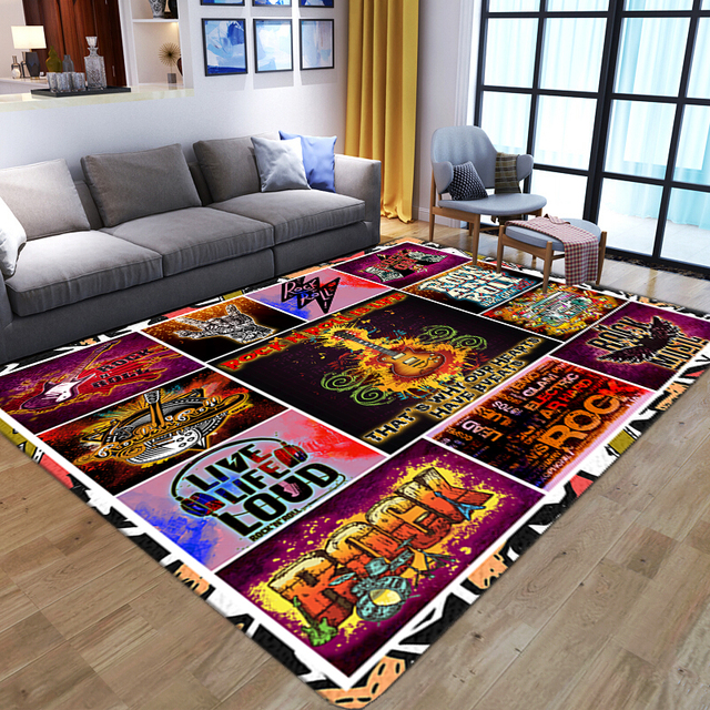 Wspaniały dywan 3D z kwiatowym motywem dla salonu, sypialni, łazienki - czerwone ptaki, duża powierzchnia, antypoślizgowy - Wianko - 16