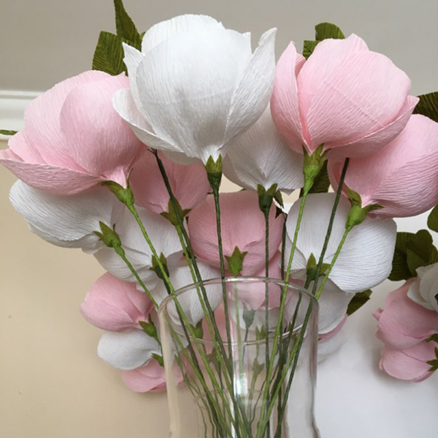 Papier krepowany do rękodzieła, 250x50cm, marszczony, dekoracyjny, materiał do pakowania kwiatów - Wianko - 12
