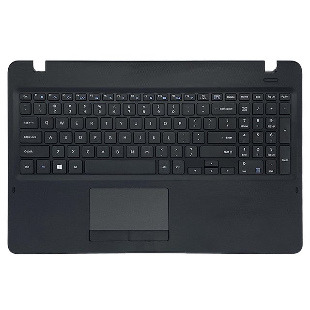 Nowy Top Case do laptopa Samsung NP300E5K, NP300E5M, NP3500EM, NP300E5L - Czarna tylna pokrywa, przednia ramka, zawiasy, podparcie dłoni, dolna obudowa - Wianko - 5
