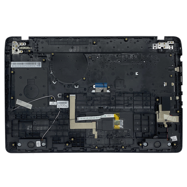 Nowy Top Case do laptopa Samsung NP300E5K, NP300E5M, NP3500EM, NP300E5L - Czarna tylna pokrywa, przednia ramka, zawiasy, podparcie dłoni, dolna obudowa - Wianko - 6