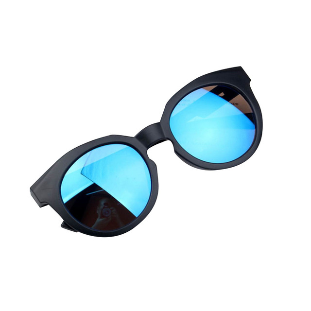 Okulary przeciwsłoneczne dziecięce 2019 UV400 odblaskowe lustrzane kolorowe chłopiec dziewczyna lato plaża - Wianko - 11