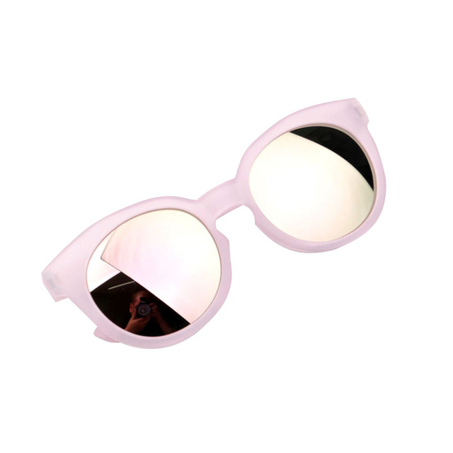 Okulary przeciwsłoneczne dziecięce 2019 UV400 odblaskowe lustrzane kolorowe chłopiec dziewczyna lato plaża - Wianko - 12