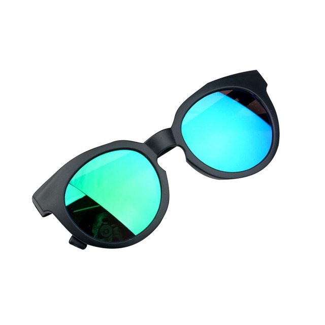 Okulary przeciwsłoneczne dziecięce 2019 UV400 odblaskowe lustrzane kolorowe chłopiec dziewczyna lato plaża - Wianko - 10