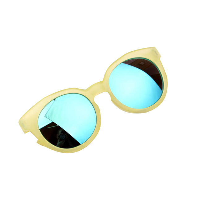 Okulary przeciwsłoneczne dziecięce 2019 UV400 odblaskowe lustrzane kolorowe chłopiec dziewczyna lato plaża - Wianko - 13