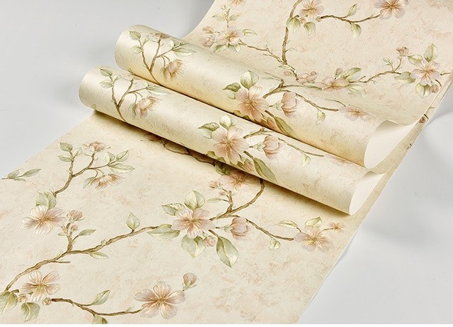 Hurtownia tapet samoprzylepnych w stylu vintage z trwałym wzorem kwiatowym do sypialni - Wianko - 4