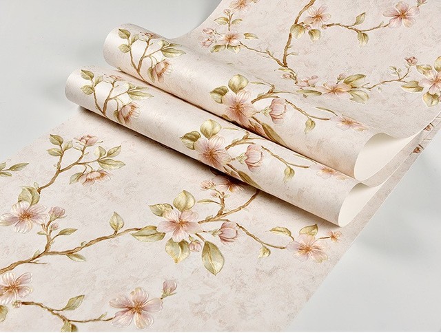Hurtownia tapet samoprzylepnych w stylu vintage z trwałym wzorem kwiatowym do sypialni - Wianko - 8