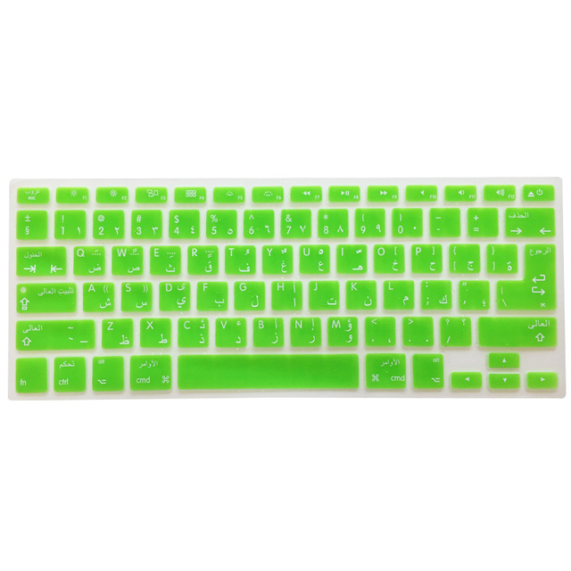 Osłona silikonowa na klawiaturę Macbook Air 13 Pro 13 15 17 - 14 kolorów, język arabski (UE/USA) - Wianko - 9
