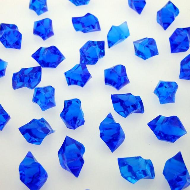 500g akrylowe bryłki lodu konfetti, dekoracja DIY ślubna, 18x25mm, 13 kolorów - Wianko - 4