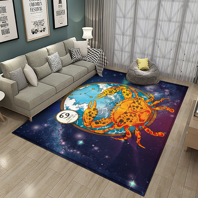 Dywan podłogowy z abstrakcyjnym wzorem, antypoślizgowy, do salonu i sypialni - Wianko - 14