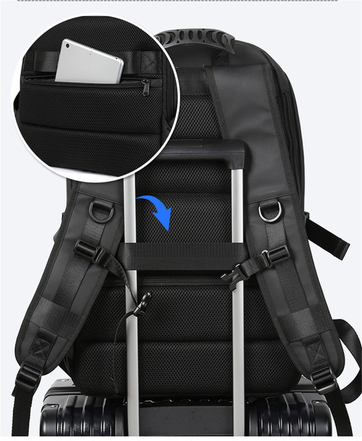 Plecak wspinaczkowy o pojemności 80L i kieszenią na laptopa, wodoodporny z wieloma funkcjami i przegródką na buty - Wianko - 8