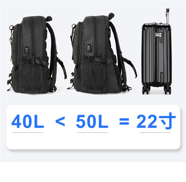 Plecak wspinaczkowy o pojemności 80L i kieszenią na laptopa, wodoodporny z wieloma funkcjami i przegródką na buty - Wianko - 3