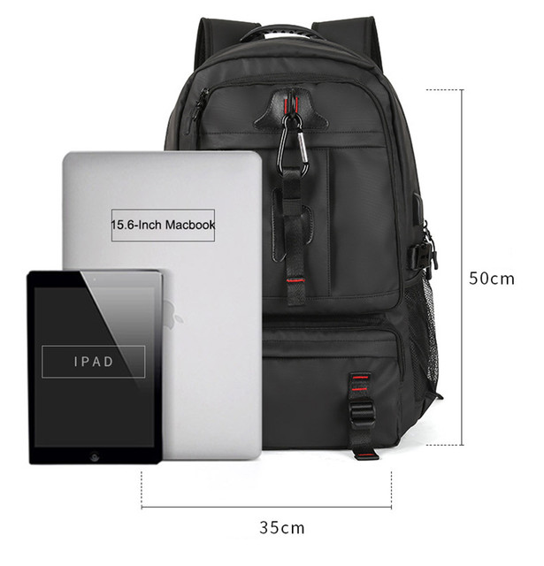 Plecak wspinaczkowy o pojemności 80L i kieszenią na laptopa, wodoodporny z wieloma funkcjami i przegródką na buty - Wianko - 12