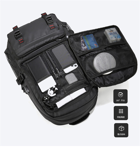 Plecak wspinaczkowy o pojemności 80L i kieszenią na laptopa, wodoodporny z wieloma funkcjami i przegródką na buty - Wianko - 5