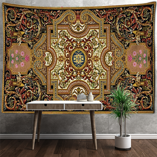 Tropikalny perski koc z nadrukiem Mandala - miękka dekoracja domu - Wianko - 6