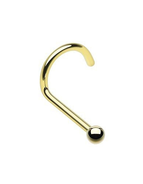 HONGTU 8 sztuk 20G nozdrza kolczyki Mix kolor Piercing nos Stud stalowa kulka pierścienie Nosowa biżuteria - Wianko - 8