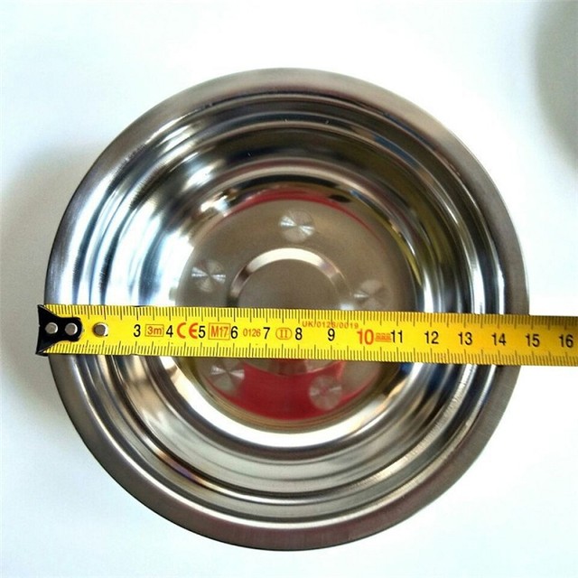 16cm Miska do zupy ze stali nierdzewnej - wielofunkcyjny, okrągły Palete naczynie kuchenne - Wianko - 3