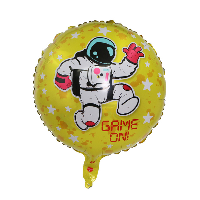 Dekoracja balonowa zewnętrzny astronauta kosmiczny balon Rocket folia gwiazda impreza tematyczna - chłopcy urodziny, Baby Shower Party Decor - Wianko - 9
