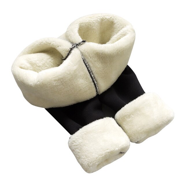 Dziecięce zimowe spodnie: ciepłe plus aksamitne dresowe, gruby kaszmir polar, legginsy casual - Wianko - 6