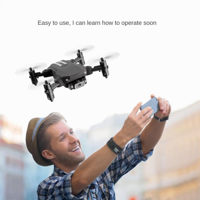 Mini dron RC z kamerą 4K 1080P HD, WiFi FPV, składanymi LED-owymi światłami, zdalnie sterowany - Wianko - 21