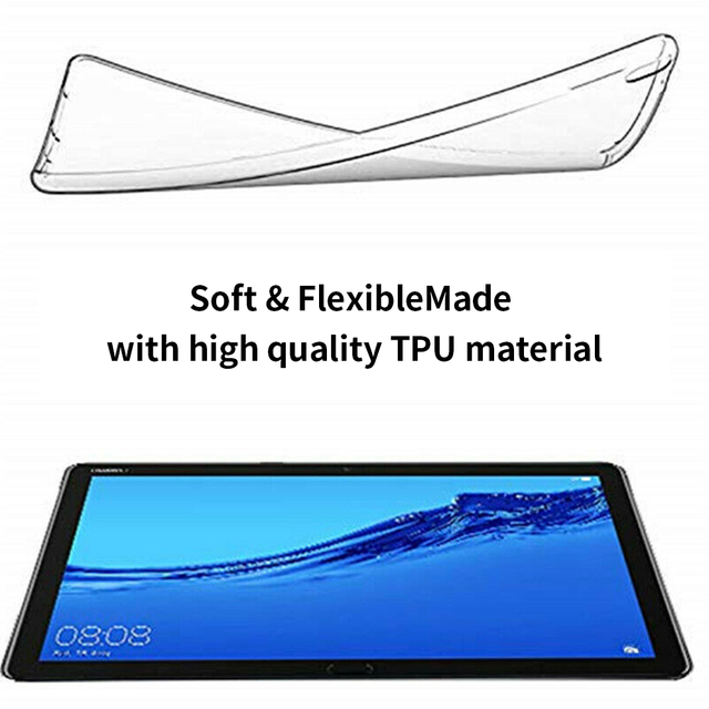 Miękki pokrowiec na Tablet TPU do Huawei MediaPad MatePad Pro T8 M6 Honor V6 10.4 10.8 7.0 - Wianko - 5