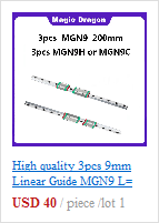 Prowadnica liniowa SBR10/SBR12 długość: 200-1000mm zestaw: 1 szt. prowadnica SBR10 lub SBR12 + 2 szt. bloki SBR10UU lub SBR12UU do CNC - Wianko - 15