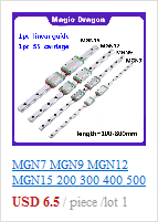 Prowadnica liniowa SBR10/SBR12 długość: 200-1000mm zestaw: 1 szt. prowadnica SBR10 lub SBR12 + 2 szt. bloki SBR10UU lub SBR12UU do CNC - Wianko - 1