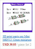 Prowadnica liniowa SBR10/SBR12 długość: 200-1000mm zestaw: 1 szt. prowadnica SBR10 lub SBR12 + 2 szt. bloki SBR10UU lub SBR12UU do CNC - Wianko - 24