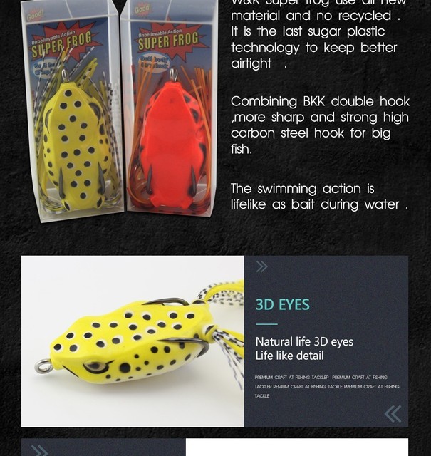 Miękka przynęta na ryby 5 cm/9 g - realistyczna żaba dla szczupaka, bassa i węża wędkarska - Wianko - 7
