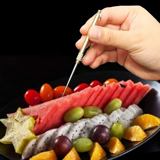 Wykałaczka piknikowa wielofunkcyjna z uchwytem do czyszczenia zębów, owoców i butelek - Wianko - 9