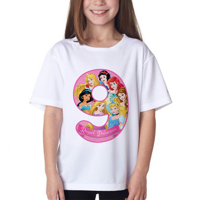 Koszulka dziecięca z nadrukiem Mrożone z numerem urodzinowym 1-9 - Wianko - 13