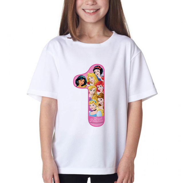Koszulka dziecięca z nadrukiem Mrożone z numerem urodzinowym 1-9 - Wianko - 5