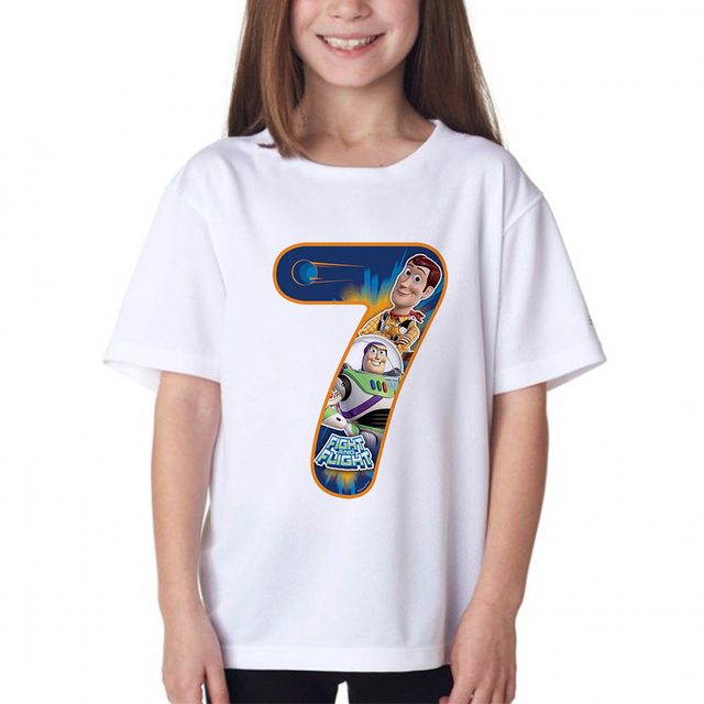 Koszulka dziecięca z nadrukiem Mrożone z numerem urodzinowym 1-9 - Wianko - 20