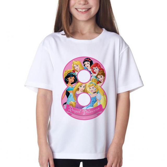 Koszulka dziecięca z nadrukiem Mrożone z numerem urodzinowym 1-9 - Wianko - 12