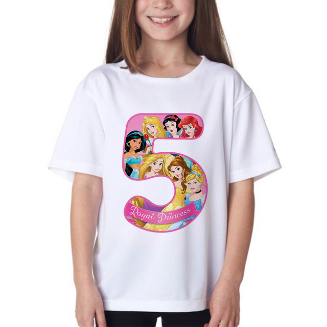 Koszulka dziecięca z nadrukiem Mrożone z numerem urodzinowym 1-9 - Wianko - 9