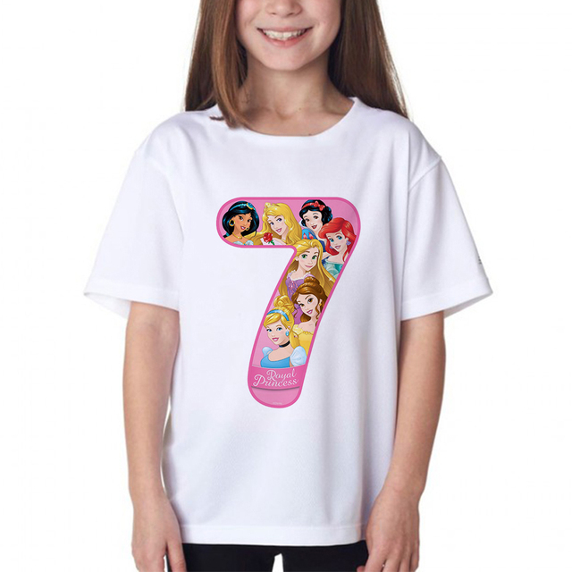 Koszulka dziecięca z nadrukiem Mrożone z numerem urodzinowym 1-9 - Wianko - 11