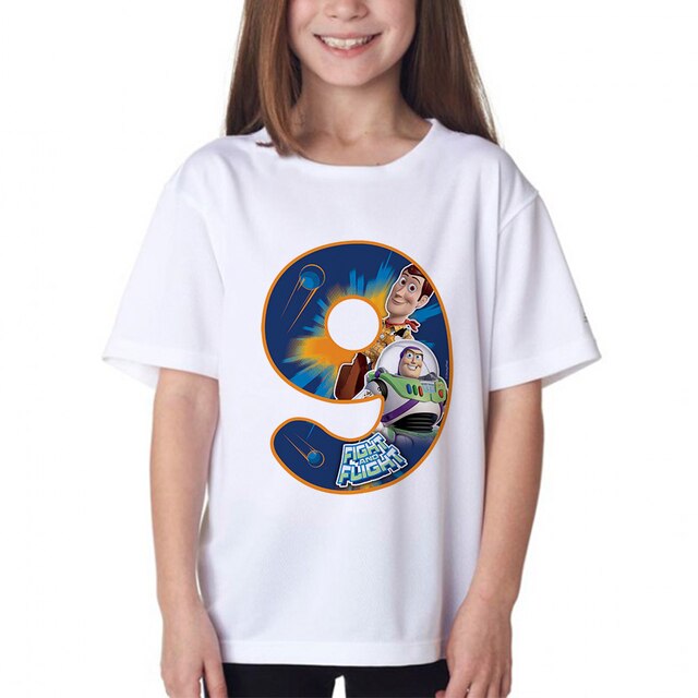 Koszulka dziecięca z nadrukiem Mrożone z numerem urodzinowym 1-9 - Wianko - 22