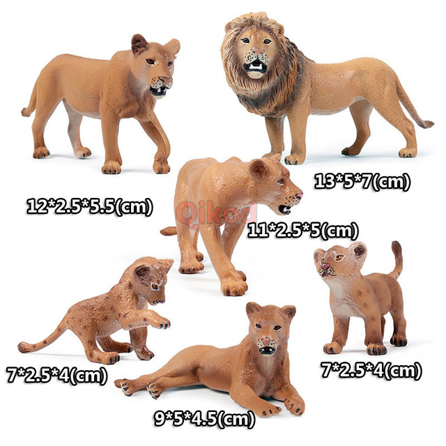 Figurka zwierzęca imitująca dzikiego lwa z Afryki - idealna zabawka edukacyjna dla dzieci - Wianko - 24