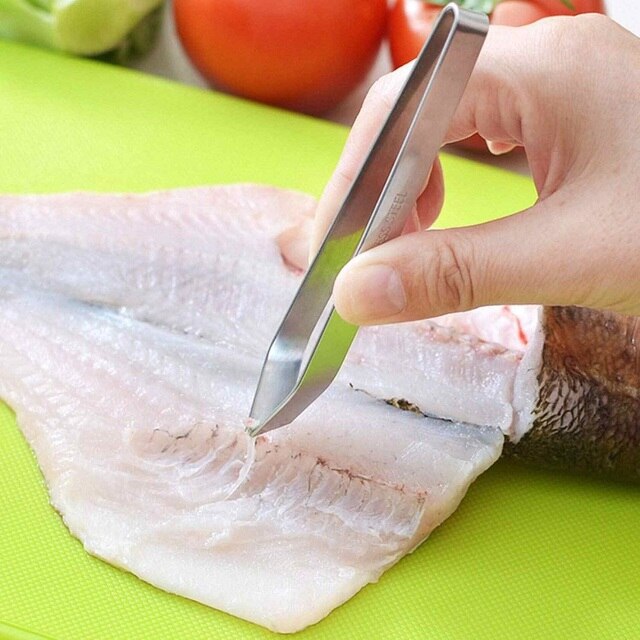 Stalowe pincety do usuwania ości ryb Fish Bone Remover Pincer - Wianko - 5
