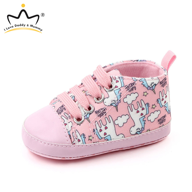 Śliczne miękkie trampki z antypoślizgowym dnem dla noworodka - buty jednorożec korona żyrafa Enfant chłopiec/dziewczynka buciki - Wianko - 5