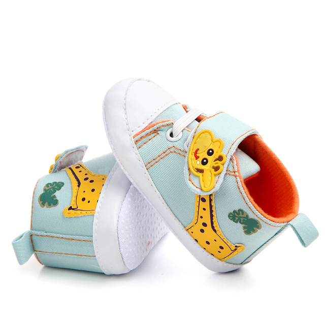 Śliczne miękkie trampki z antypoślizgowym dnem dla noworodka - buty jednorożec korona żyrafa Enfant chłopiec/dziewczynka buciki - Wianko - 20