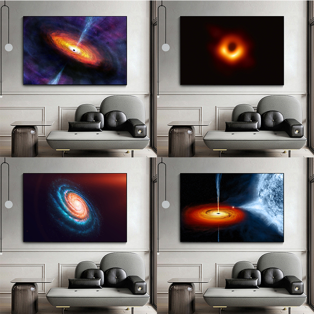 Astronomiczne obrazy bezramowe: Droga Mleczna i Tajemniczy Wszechświat - nowoczesna dekoracja do domu - Wianko - 6