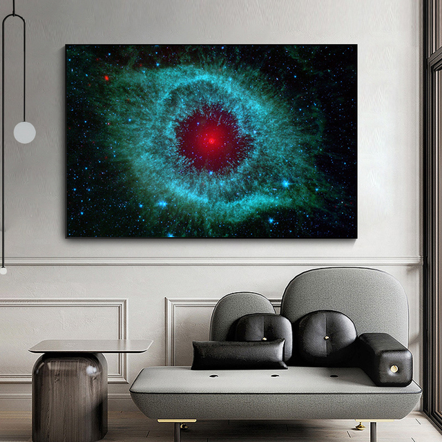 Astronomiczne obrazy bezramowe: Droga Mleczna i Tajemniczy Wszechświat - nowoczesna dekoracja do domu - Wianko - 11
