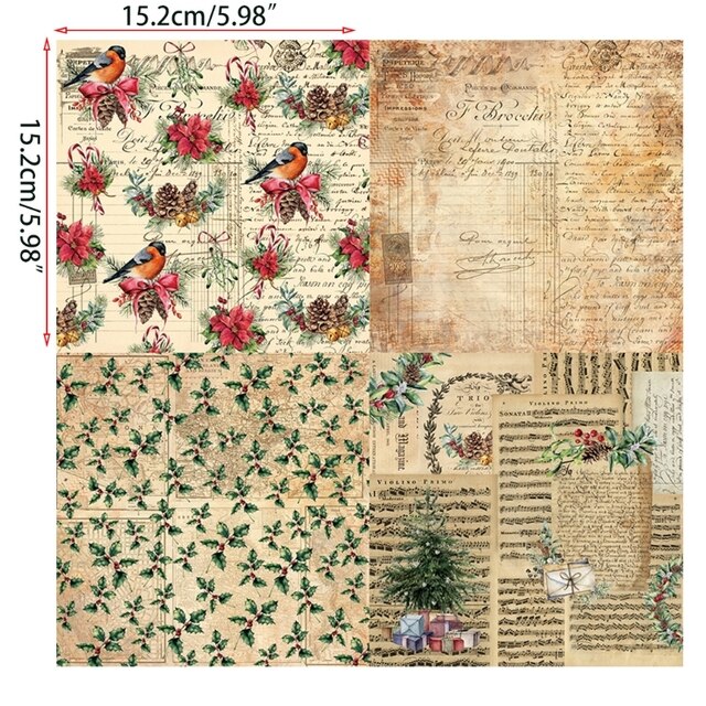 Paczka 24 sztuk Retro naklejki do scrapbookingu – dekoracyjne papiery do Planner, kalendarz, Album na zdjęcia - Wianko - 6