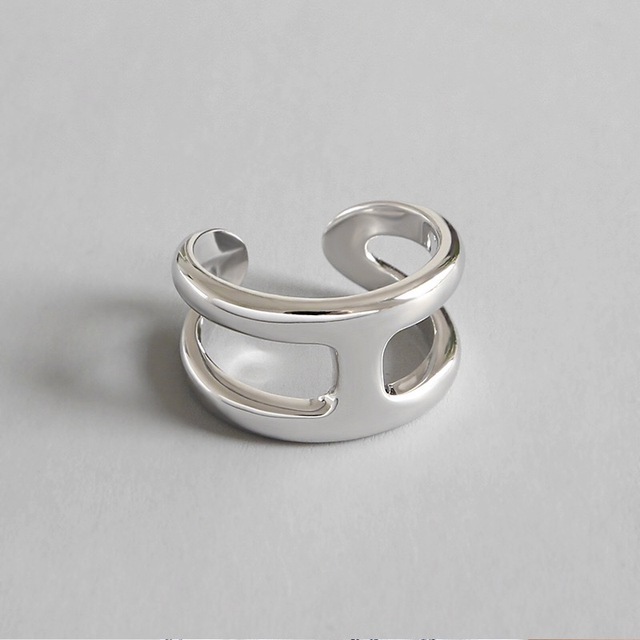 Pierścień 925 srebrny proste Glint Gleam cienki mały pierścień dla kobiet - Wianko - 7