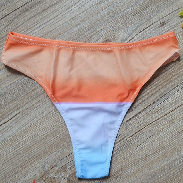 Kostium dwuczęściowy kobieta dziewczyna Sexy brazylijskie stroje kąpielowe kobiet mikrobikini figi Rainbow strój kąpielowy bielizna (2 sztuki) - Wianko - 24